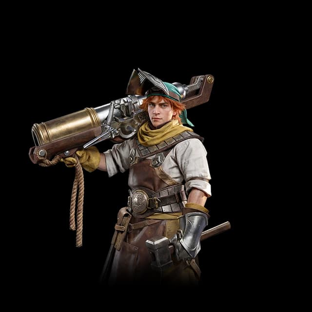 Porter full artwork — Lordrush Archer hero