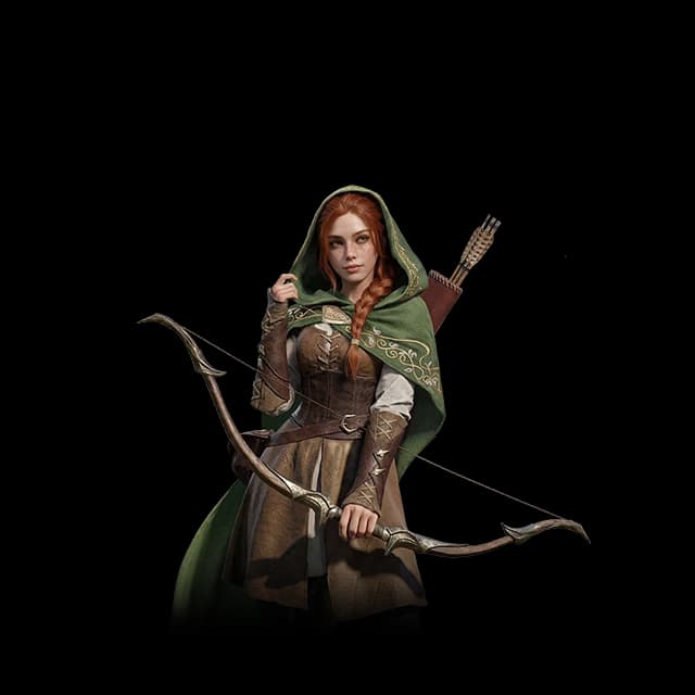 Sylvie full artwork — Lordrush Archer hero